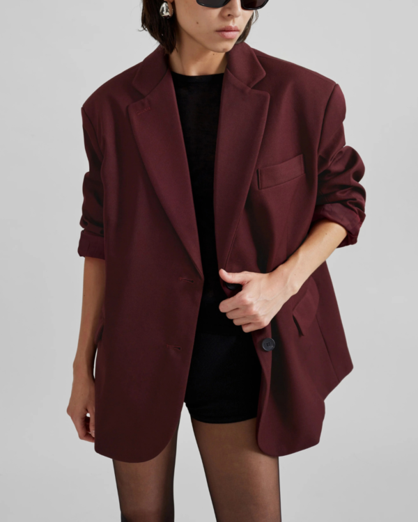 Bordo Oversize Pencək
